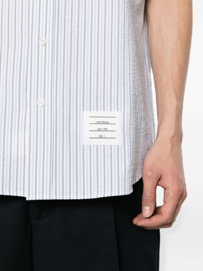 Shop Thom Browne Cotton Shirt