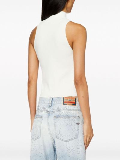 Diesel Knitted Top In White