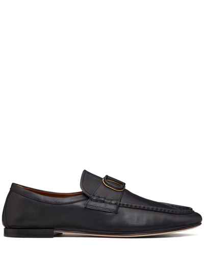 Shop Valentino Leather Loafer