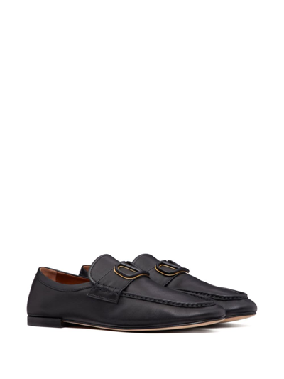 Shop Valentino Leather Loafer