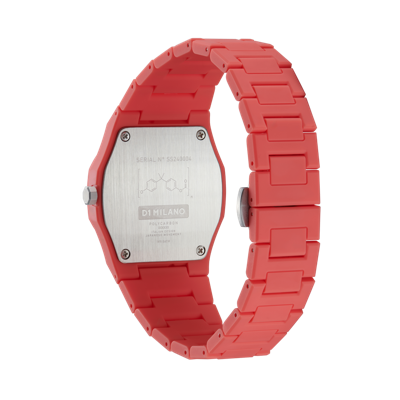 Shop D1 Milano Watch Polycarbon 37 Mm In Red