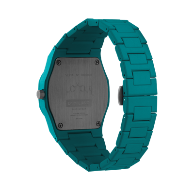 Shop D1 Milano Watch Polycarbon 37 Mm In Green