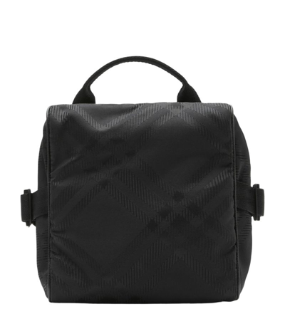 Shop Burberry Check Cross-body Bag In Black