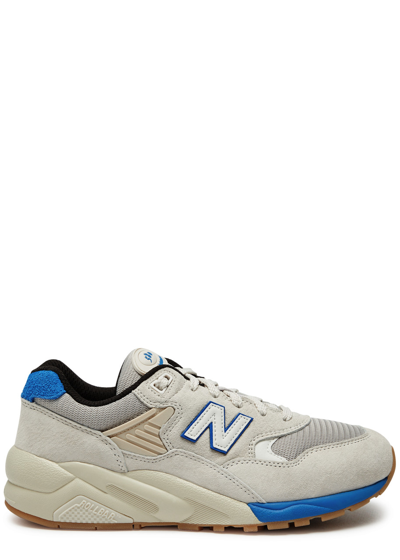 Shop New Balance 580 Panelled Mesh Sneakers In Blue