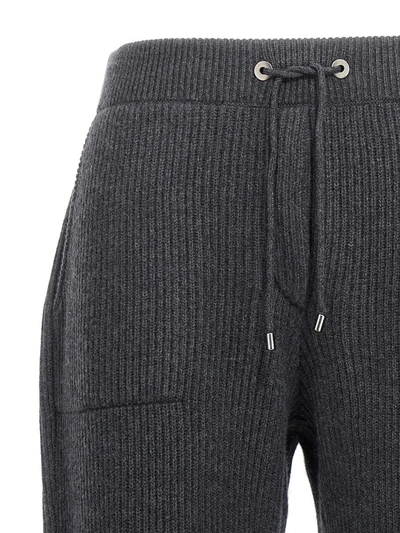 Shop Brunello Cucinelli Cashmere Joggers In Black