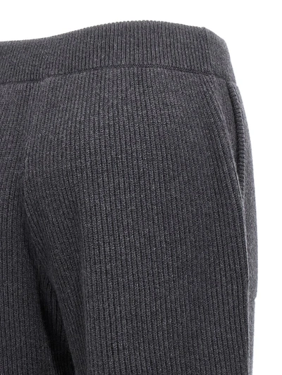 Shop Brunello Cucinelli Cashmere Joggers In Black