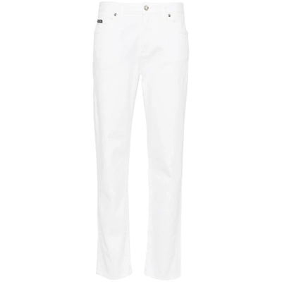 Shop Dolce & Gabbana Pants In White