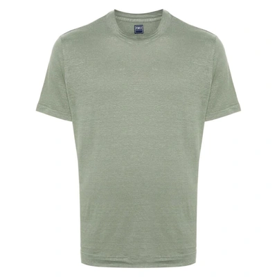 Shop Fedeli T-shirts In Green