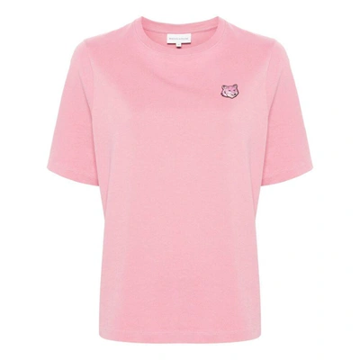 Shop Maison Kitsuné T-shirts In Pink