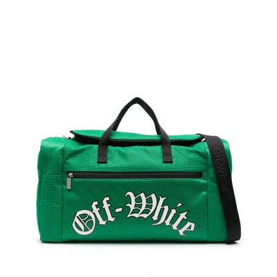 Shop Off-white Bum Bags In Green/white
