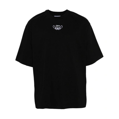 Shop Off-white T-shirts In Black/white