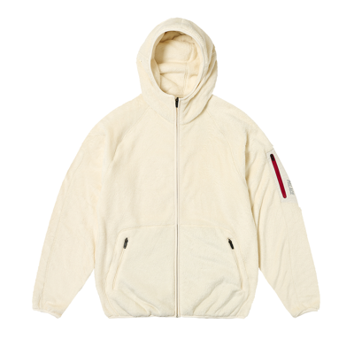 Pre-owned Palace Fleece P Liner 'soft White'