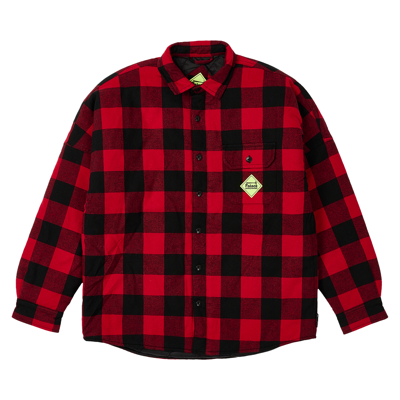Pre-owned Palace Hardware Insulated Shirt 'red'