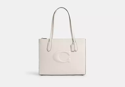 Shop Coach Outlet Nina Tote Bag In White