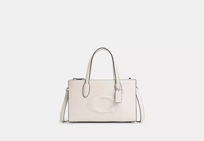 Shop Coach Outlet Nina Small Tote Bag In White