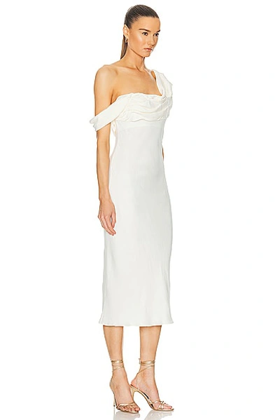 Shop Lpa Vania Midi Dress In Ivory