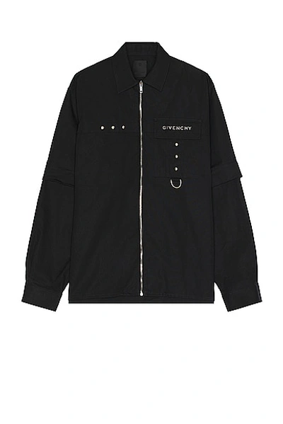 Shop Givenchy Hardware Shirt In Black