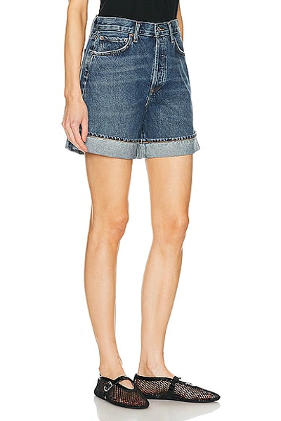 Agolde Dame Short: High Rise Baggy Cuff Control In Control