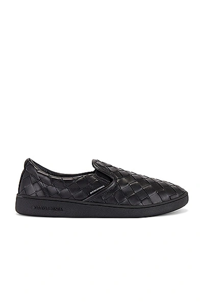 Shop Bottega Veneta Sawyer Sneaker In Black