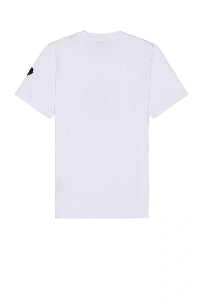 Shop Moncler Graphic Tee In Brilliant White