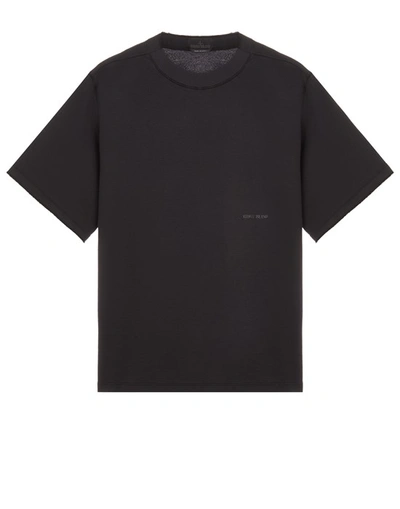 Shop Stone Island T-shirt Manches Courtes Noir Coton In Black