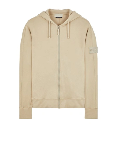 Shop Stone Island Sweatshirt Beige Coton