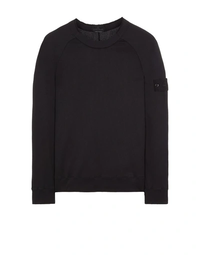 Shop Stone Island Sweatshirt Noir Coton In Black