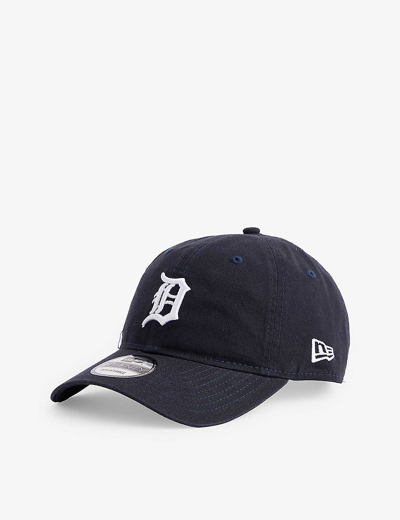 Shop New Era 9forty Detroit Tigers Cotton-twill Cap In Navy