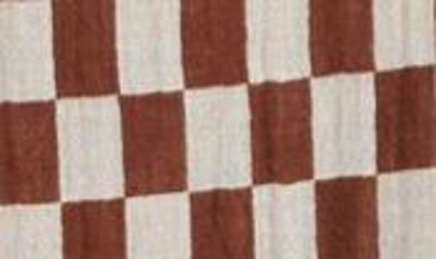 Brixton Mykonos Check Cotton Button-up Shirt In Sepia