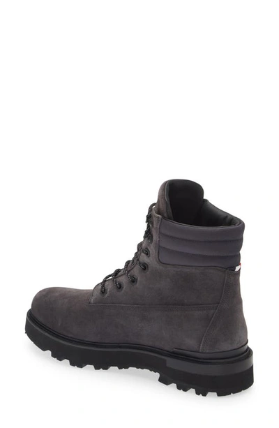 Shop Moncler Peka Hiking Boot In Anthracite