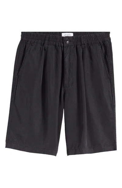 Shop Saturdays Surf Nyc Keigo Pigment Dyed Shorts In Black