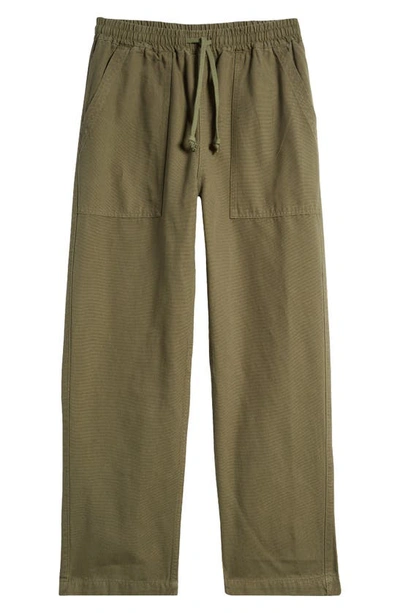 Shop Service Works Organic Cotton Canvas Chef Pants In Olive