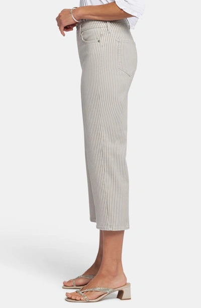 Nydj Joni High Waist Relaxed Capri Jeans In Sandbar Stripe