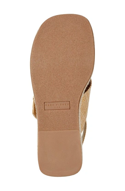 Shop Marc Fisher Ltd Renda Slingback Espadrille Platform Wedge Sandal In Light Natural 110