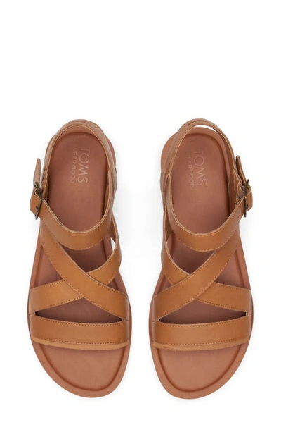 Shop Toms Sloane Ankle Strap Sandal In Brown