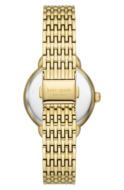 Kate Spade New York Lilly Avenue Bracelet Watch, 34mm In Gold