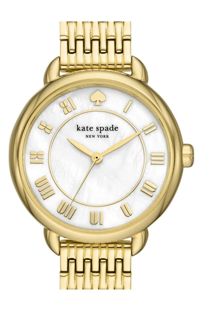 Kate Spade New York Lilly Avenue Bracelet Watch, 34mm In Gold
