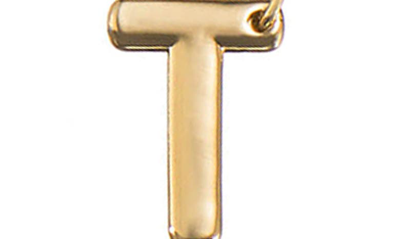 Shop Ettika Initial Pendant Necklace In Gold - T