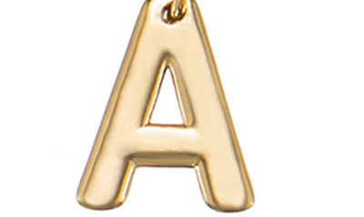 Ettika Initial Pendant Necklace In Gold - A
