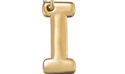 Shop Ettika Initial Pendant Necklace In Gold - I