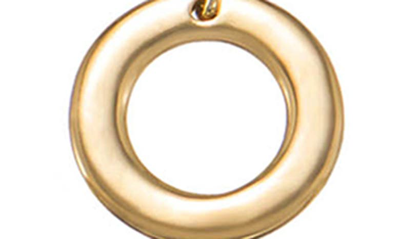 Shop Ettika Initial Pendant Necklace In Gold - O