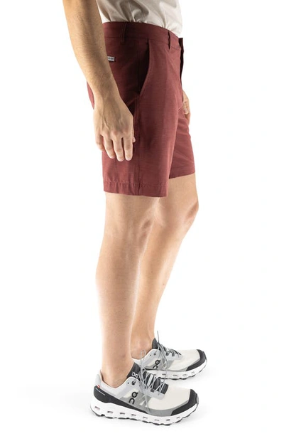 Devil-dog Dungarees 8" Hybrid Shorts In Port