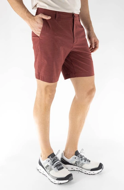Devil-dog Dungarees 8" Hybrid Shorts In Port