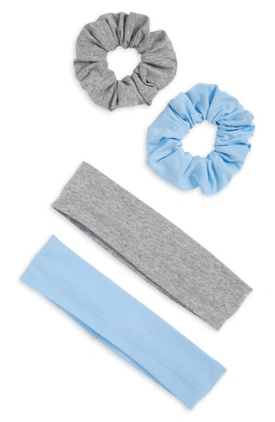 Shop Bp. Assorted Headbands & Scrunchies Set In Grey- Blue