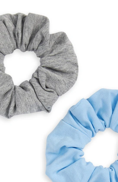 Shop Bp. Assorted Headbands & Scrunchies Set In Grey- Blue