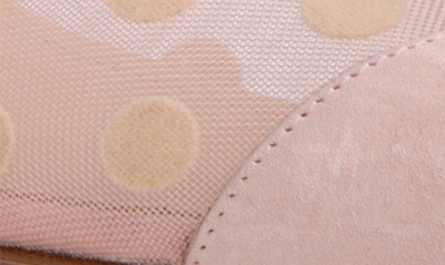 Beautiisoles Blake Pointed Cap Toe Flat In Light Pink