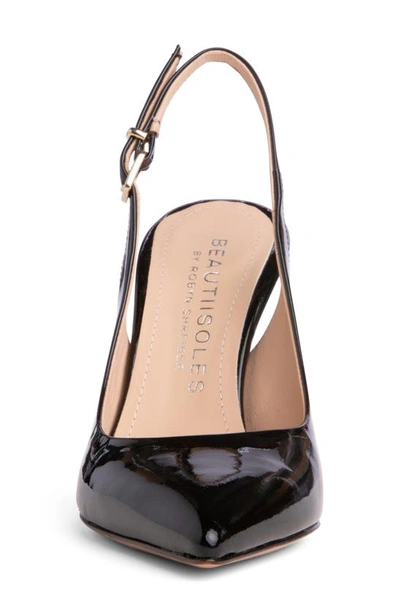 Shop Beautiisoles Marjorie Slingback Pointed Toe Pump In Black