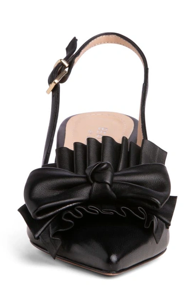 Shop Beautiisoles Fiorella Slingback Pointed Toe Pump In Black