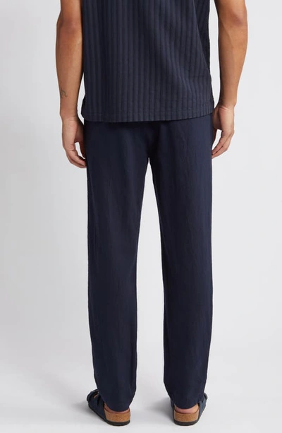 Rails Callum Cotton & Linen Pants In Deep Meridian