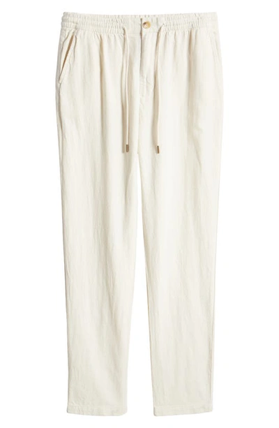 Shop Rails Callum Cotton & Linen Pants In Ecru
